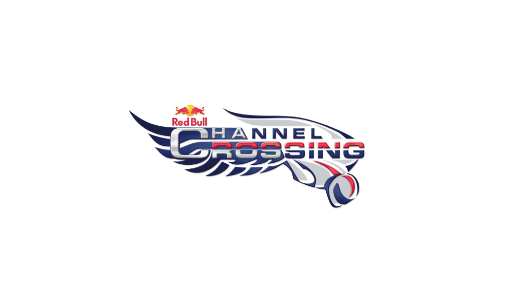 Red Bull Channel Crossing Logo Design