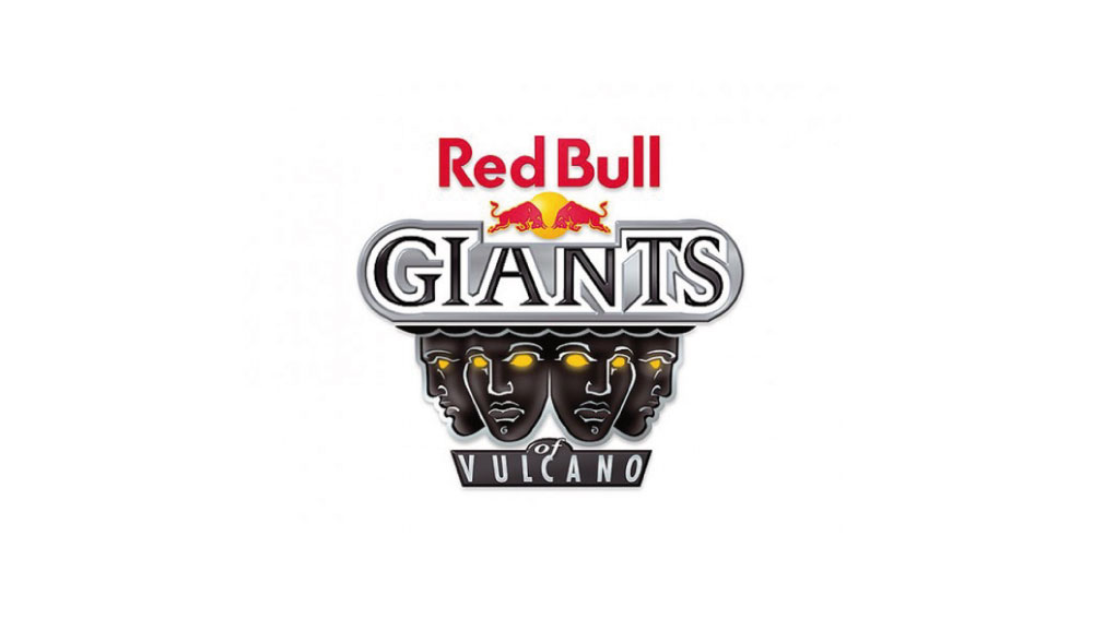 Red Bull Giants of Vulcano Logo Design