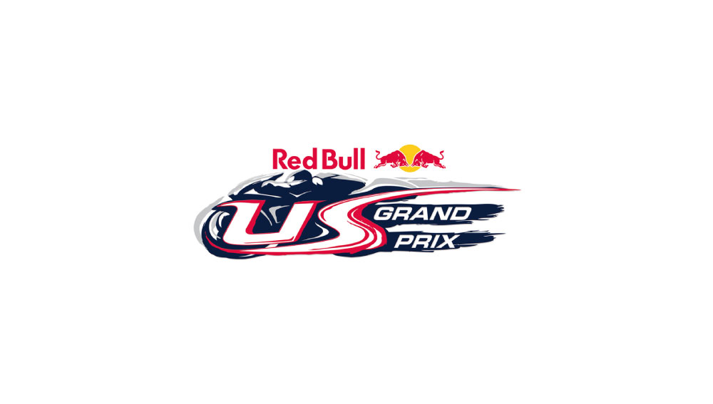 Red Bull Grand Prix US Moto GP Logo Design