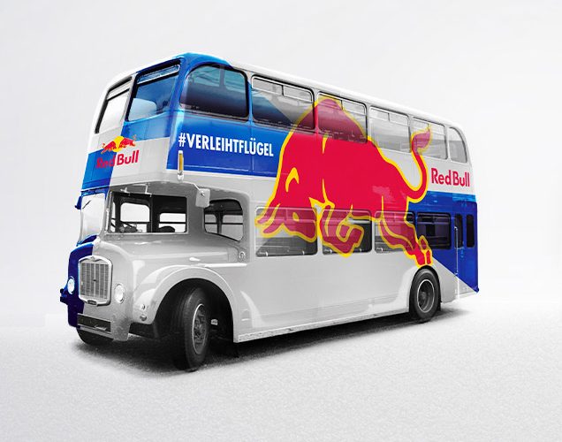 Red Bull Bus Branding by Sign Creative