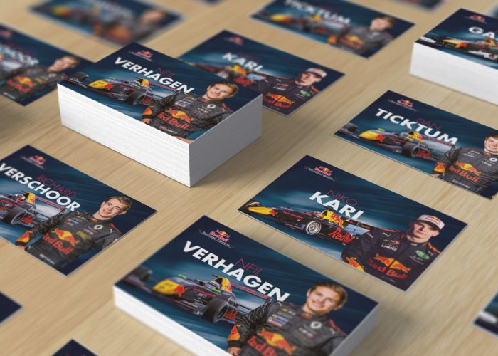 Autograph Card Design for the Red Bull Junior Team by Sign Creative