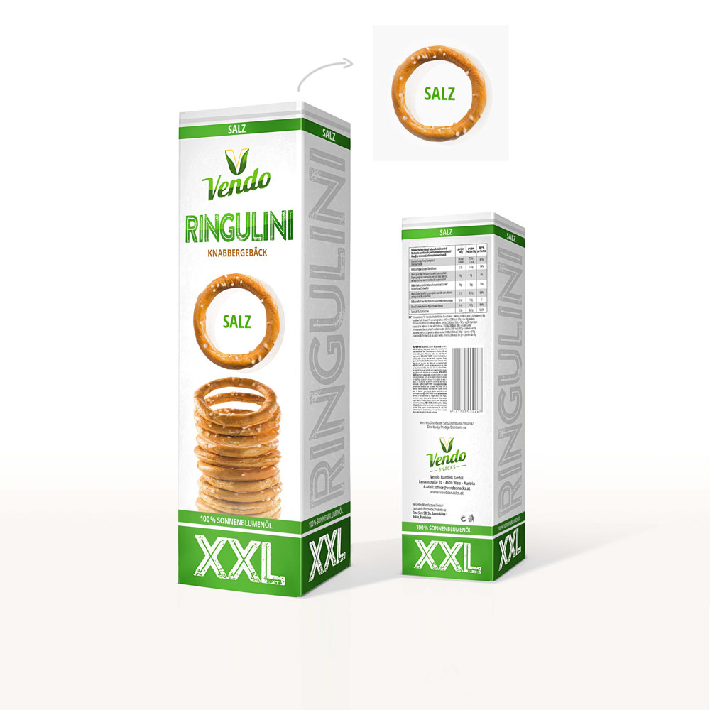 Packaging Design for Vendo Ringulini