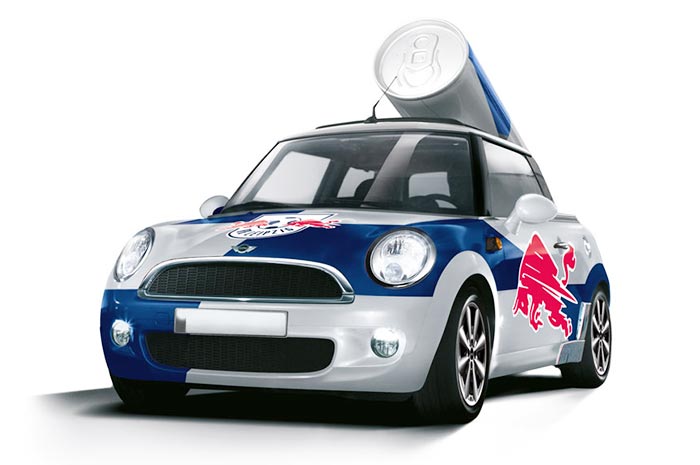 Branding of the Red Bull Leipzig Mini