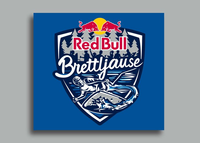 Red Bull Brettljause Logo Design