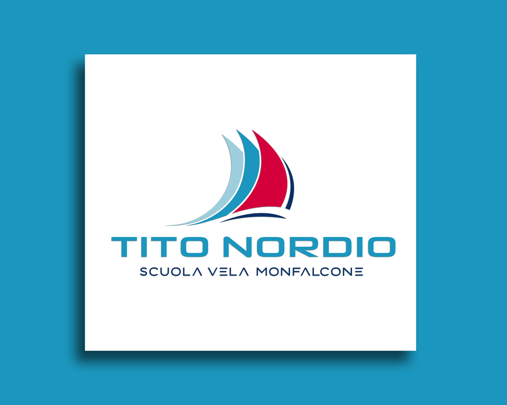 Tito Nordio Scuola Vela Logo Design