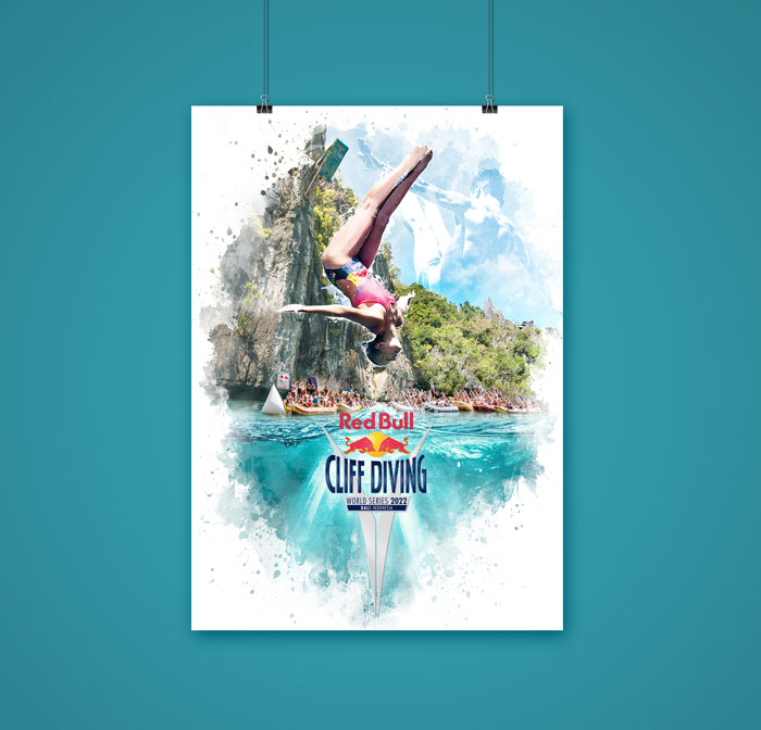 Red Bull Cliff Diving World Series 2022 Key Visual