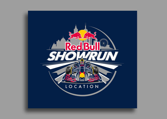 Red Bull Showrun Logo Design