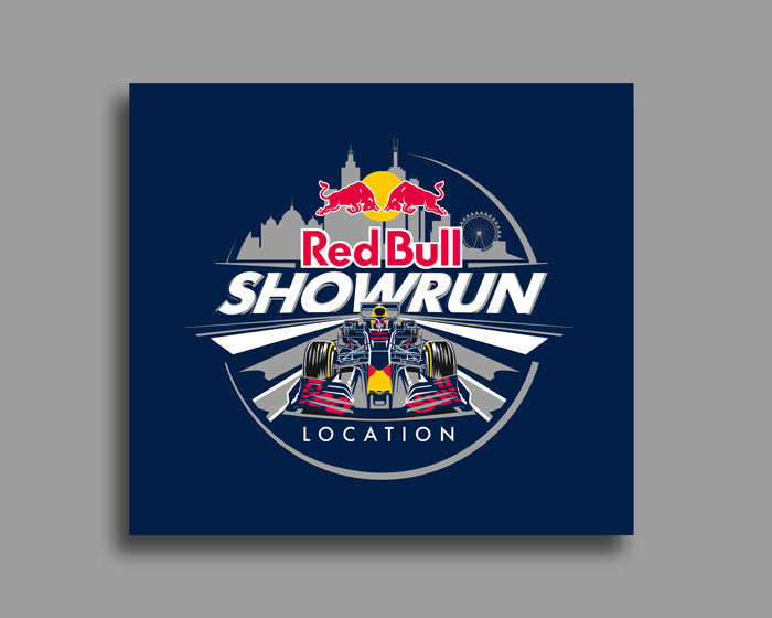 Red Bull Showrun Logo Design