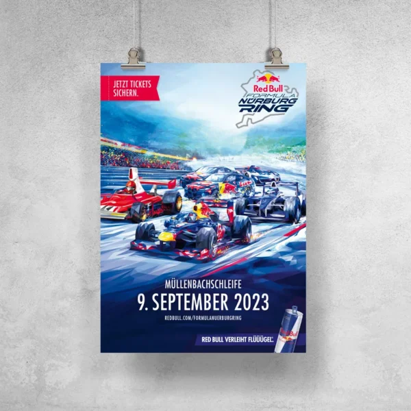 Key Visual for Red Bull Formula Nürburgring by SIGN creative